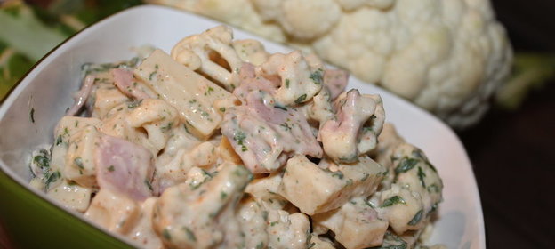 Салат из сырой цветной капусты