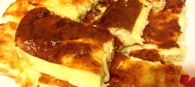 Творожная запеканка с кабачками