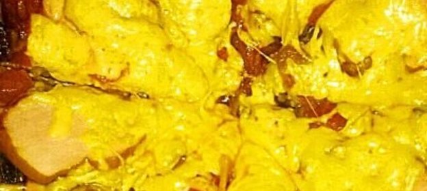 Картофельная запеканка с начинкой из летней зелени