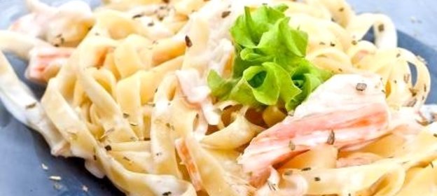 Паста тальятелле с шалфеем