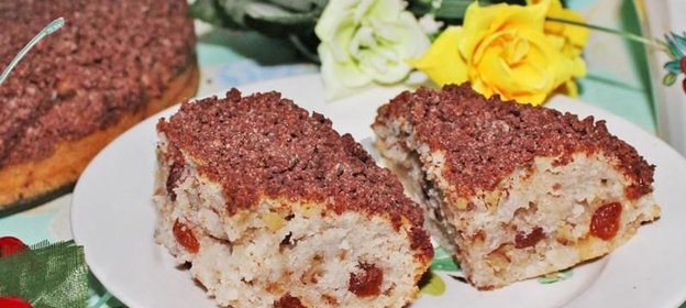 Воздушный кекс на кефире