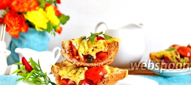 Пицца в хлебе за 10 минут