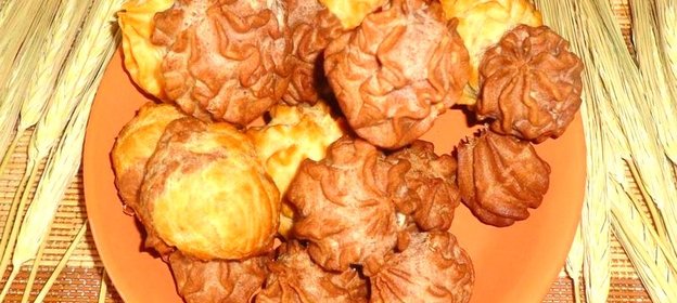 Шоколадно - кофейные профитроли