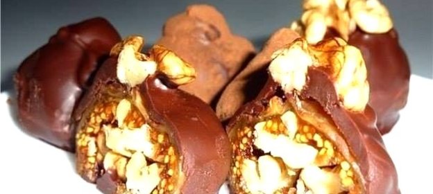 Полезные домашние конфеты с инжиром