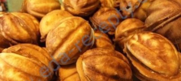 Печенье в формочках на газу Орешки