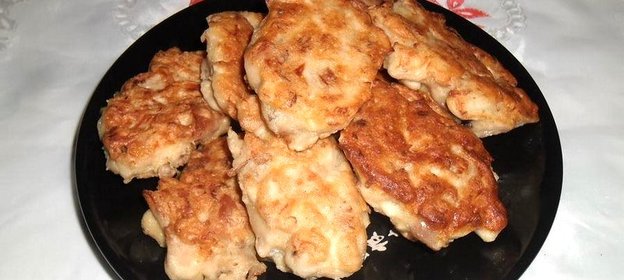 Куриные оладьи