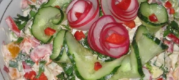 Разноцветный десерт