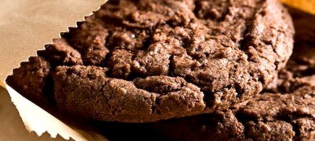 Шоколадно-кофейное воздушное печенье