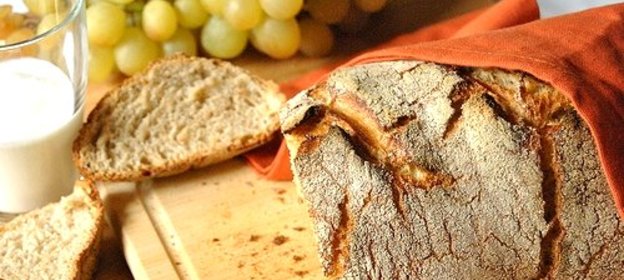 Хлеб на кефире без дрожжей