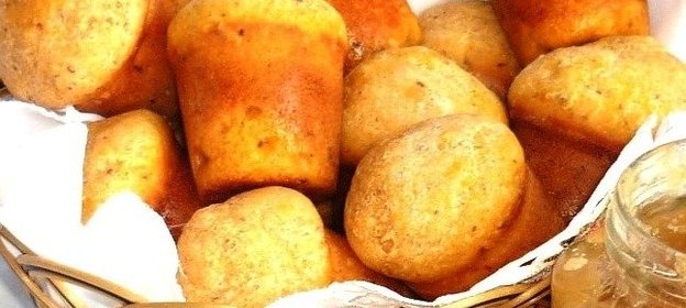 Булочки к чаю (без масла и яиц)