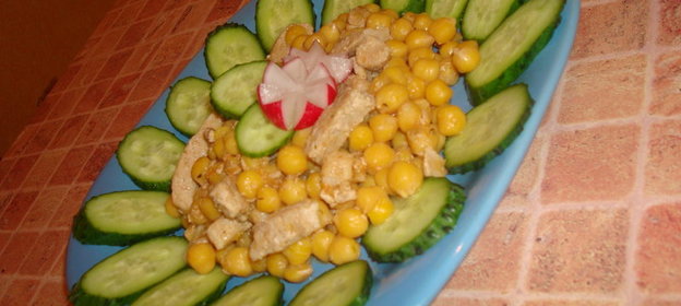 Ароматный соус с нутом и мяском