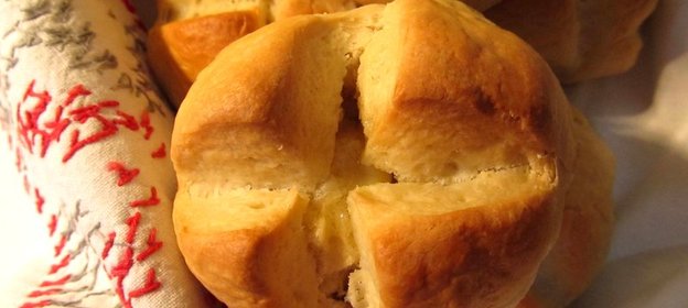 Молочные булочки к завтраку