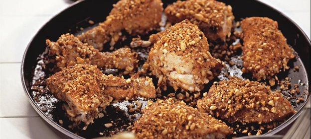 Курица с апельсиново-горчичным соусом