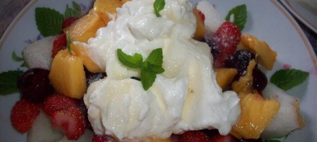 Салат фруктовый Любимый, с добрым утром