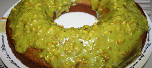 Творожно-фисташковый кекс