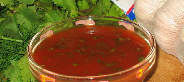 Соус томатно-чесночный к жареной курочке