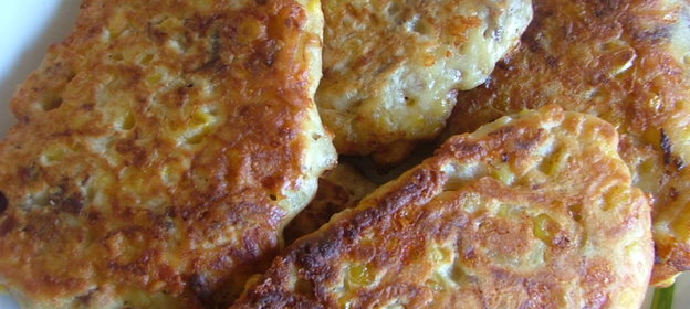 Кукурузные оладьи