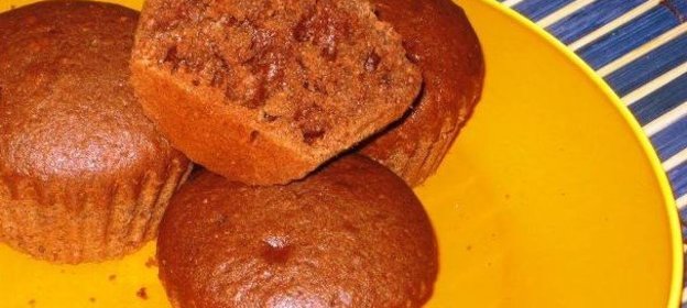 Кексики на кефире пышные