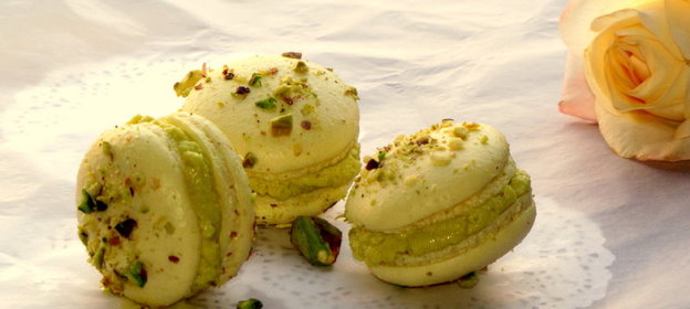 Фисташковые макаруны(самый удачный вариант)