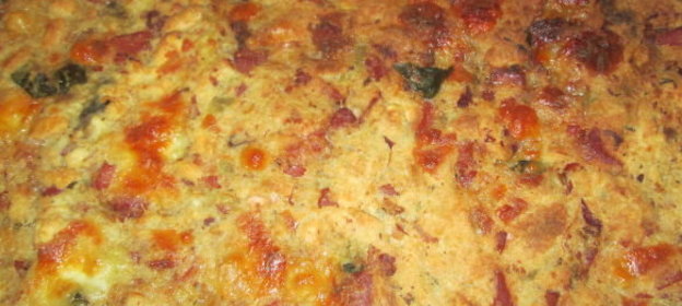 Пирог из черствого хлеба