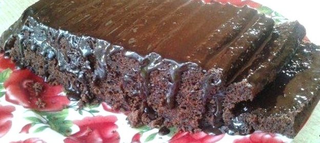 Сметанный кекс в микроволновке