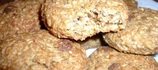 Овсяное печенье на яблочном пюре