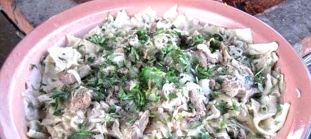 Бешбармак в казане