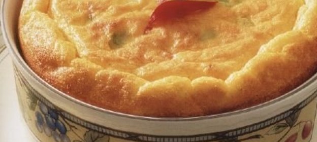 Пицца с зелёным луком и сыром эмменталь