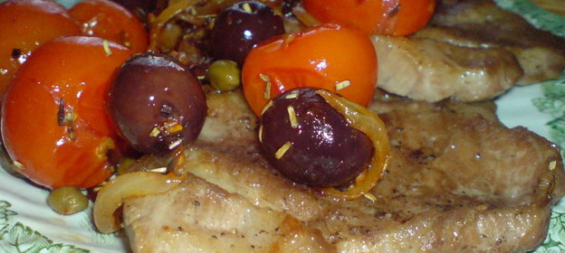 Мясо по-средиземноморскому