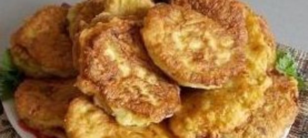 Кабачковые оладьи с сыром