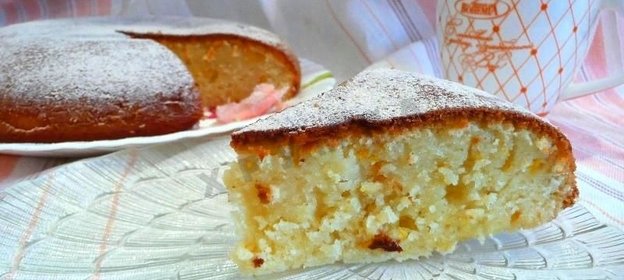 Кекс на кефире в мультиварке