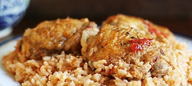 Рис с курицей