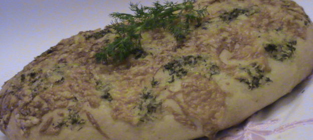 Хлеб с сыром и чесноком