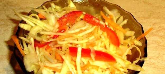 Салат из сырых овощей