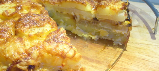 Кольраби-картофельная запеканка