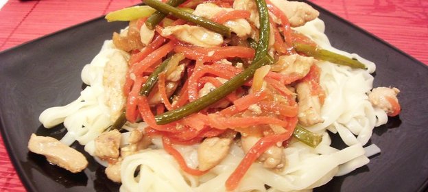 Лапша по-китайски-быстро и вкусно!