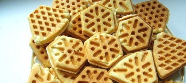 Вафельное печенье