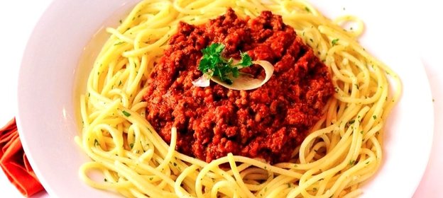Спагетти с фаршем