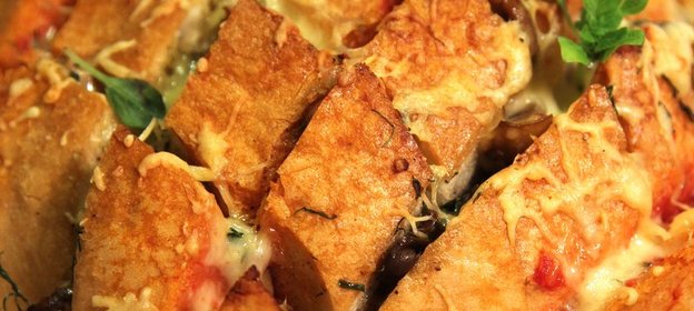 Закусочный хлеб на скорую руку