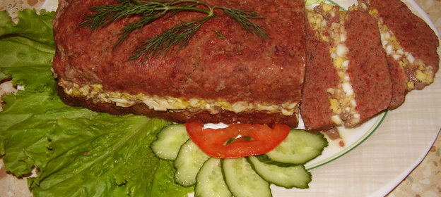 Мясной кекс