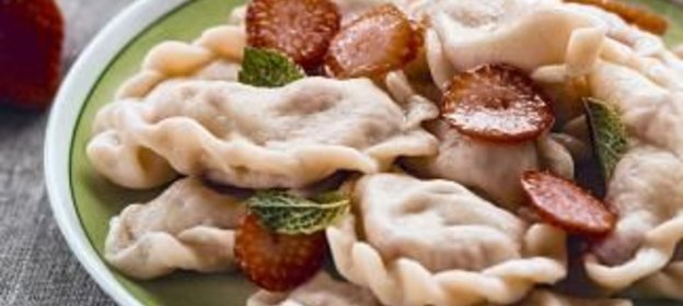 Лазанья из баклажанов и морского языка