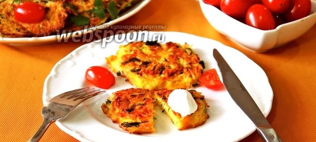 Оладьи из риса с кинзой