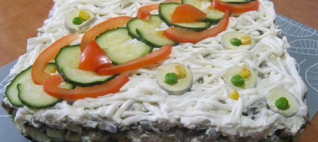 Салат Курочка Ряба