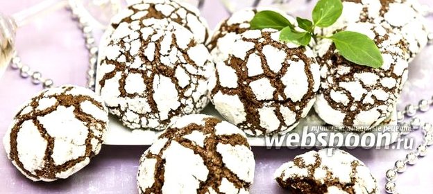 Шоколадное печенье с мятой