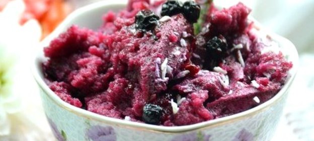 Черничная паста