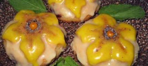 Апельсиново-ягодные кексы