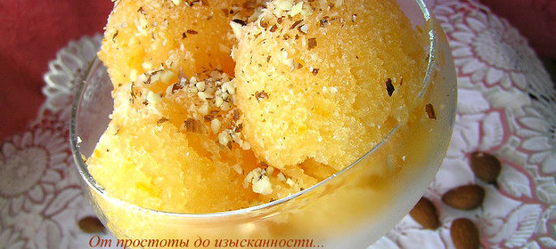 Дынно-апельсиновое сорбе