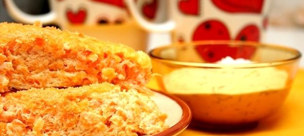 Морковная запеканка с творогом