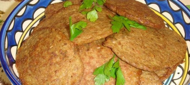 Оладьи из куриной печени