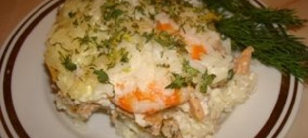 Запеканка Морские мотивы